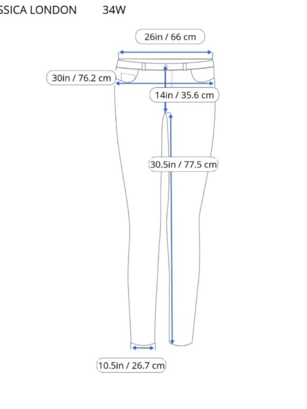 Jessica London Women's Green Straight Leg Jeans Size 34W High Rise Cotton SL180E - Picture 2 of 10